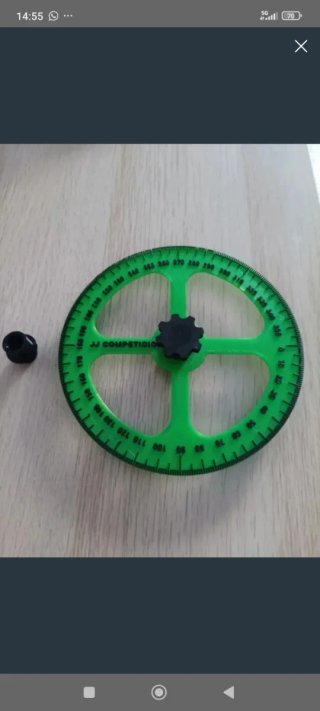 Goniómetro ajuste de grados motor