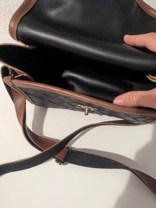 Bolso bandolera tejido