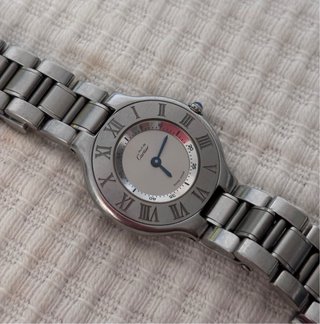 Cartier Must de Cartier 21 Acero Inoxidable Mujer