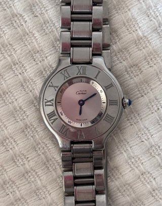 Cartier Must de Cartier 21 Acero Inoxidable Mujer