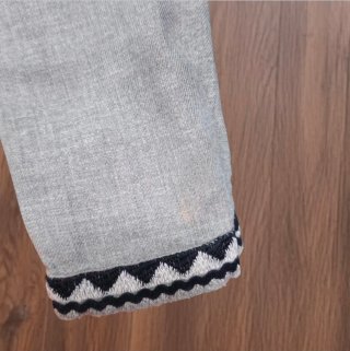Vestido boho gris
