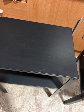Dos Mesita de noche Ikea negra