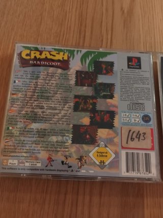 Crash Bandicoot PS1 Platinum PAL