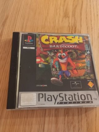Crash Bandicoot PS1 Platinum PAL