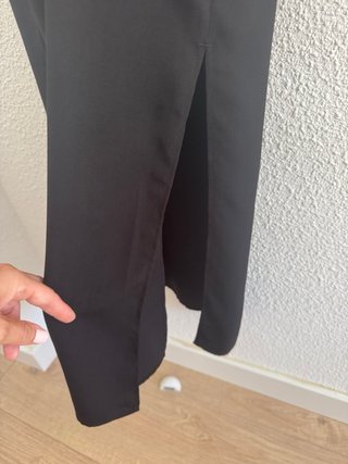 Vestido largo negro H&M
