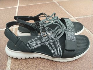 Sandalias negras plataforma