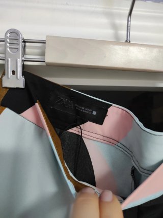 Conjunto Zara Pantalón y Top Plumas