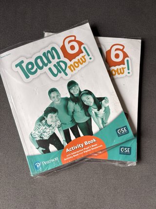 2 libros Team Up now 6 primaria