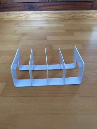 Separador de libros blanco (3 unidades)