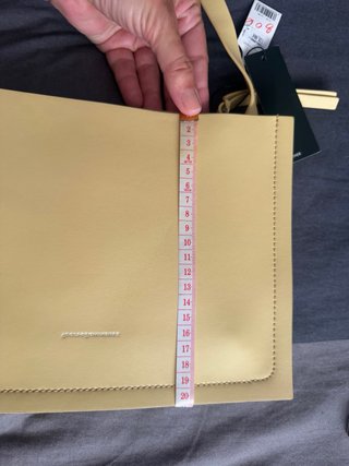Bolso Piel Adolfo Domínguez Beige/Amarillo