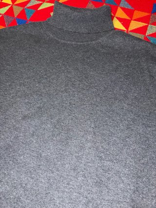 Jersey EasyWear cuello vuelto gris Talla L