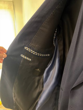 Traje azul marino completo
