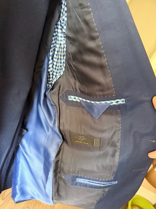 Traje azul marino completo