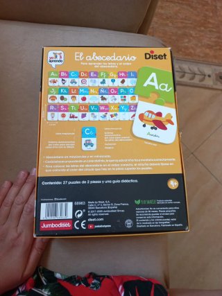 Juego El Abecedario Diset 27 puzzles