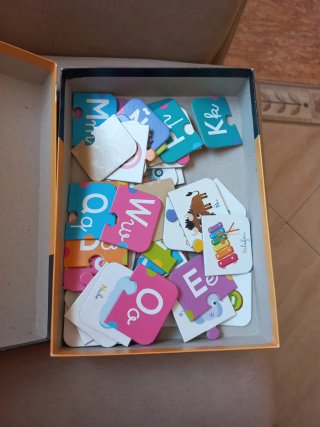 Juego El Abecedario Diset 27 puzzles