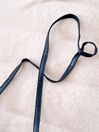Borsetta blu in paglia bimba