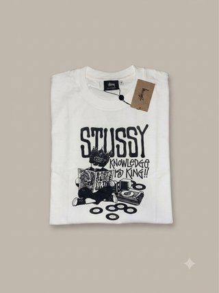 Camiseta Stüssy Blanca Nueva Talla M
