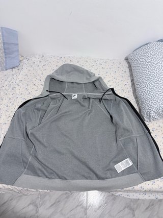 Sudadera Nike Gris con Cremallera Talla M