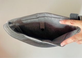Bolso pequeño para Bugaboo en gris