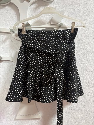 Falda pantalón lunares