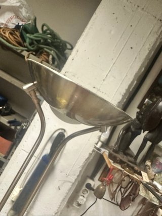 Lampada da terra vintage a 2 luci