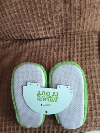 Zapatillas Rana Peluche Talla 40-41