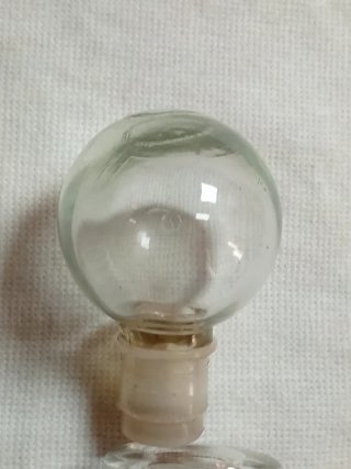 Botella de 1924 de Cristal Antigua.