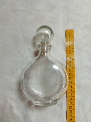 Botella de 1924 de Cristal Antigua.