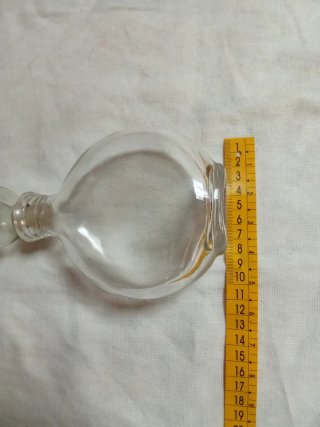 Botella de 1924 de Cristal Antigua.