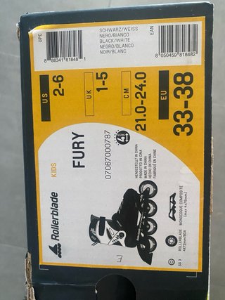 Patines Rollerblade Fury T33-38 Ajustables