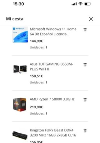 PC GAMING RTX 5060TI Asus OC. Como nuevo+Factura