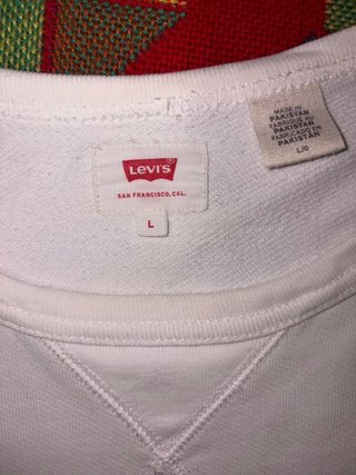 Sudadera Levis blanca Talla L