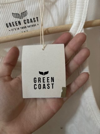 Top Blanco Perlas Green Coast Talla S