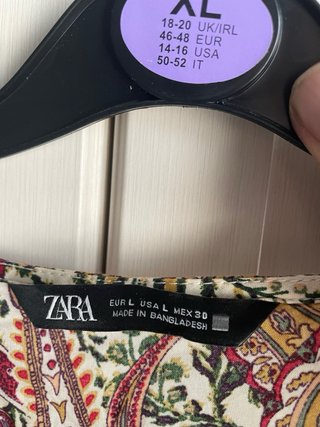 Vestito lungo Zara stile boho-chic