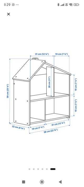 Casita de madera Flisat IKEA