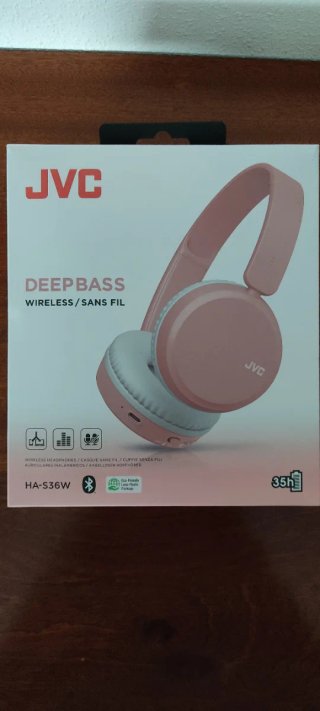 Auriculares JVC Bluetooth Rosa