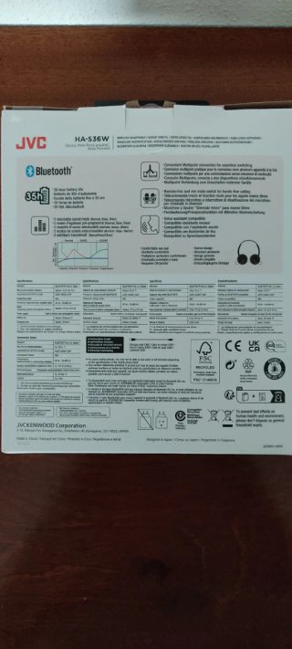 Auriculares JVC Bluetooth Rosa