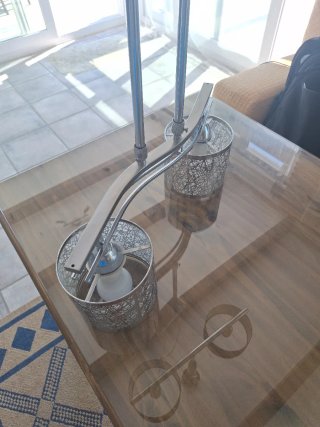 2 Lámparas colgantes salón/comedor moderna