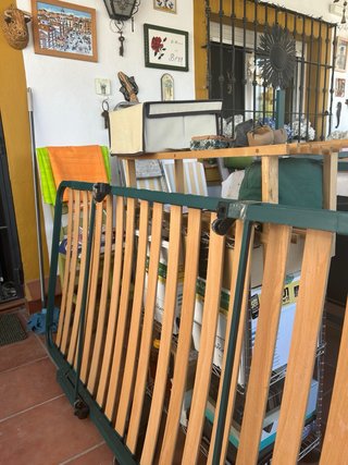 Somier SOMIPREM 90X190 patas PLEGABLES | Poco uso.