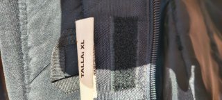 Chaqueta de Moto Negra y Gris