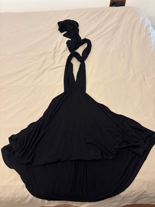 Vestido negro largo