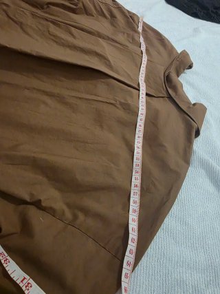 Vestido camisero marrón talla única