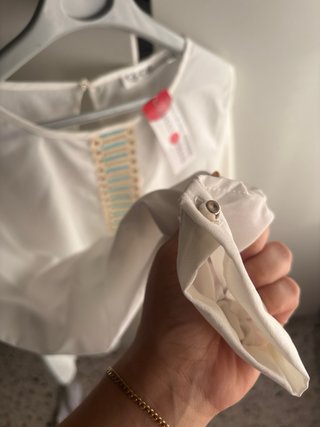 Camisa blanca Le M. talla única