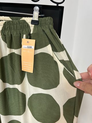 Pantalones verdes y blancos talla única