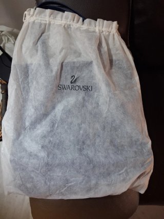 Bolso Swarovski Terciopelo Azul