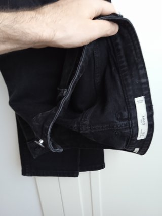 Pantalón vaquero hombre Talla 38 Negro