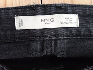 Pantalón vaquero hombre Talla 38 Negro