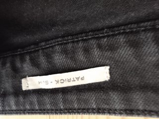 Pantalón vaquero hombre Talla 38 Negro