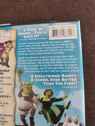 DVD Shrek 2, primera edición americana (U.S.A)