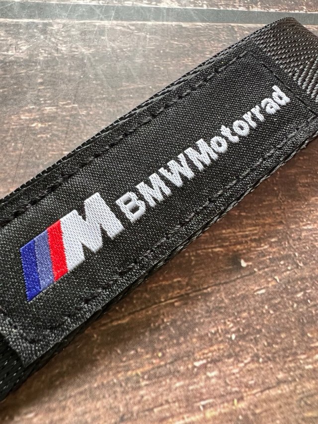 LLAVERO BORDADO BMW MOTORRAD LOGO MOTO GS RR